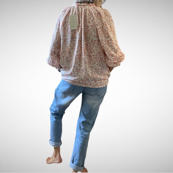 Joie Boho Floral Print Blouse S - Picture 2 of 10